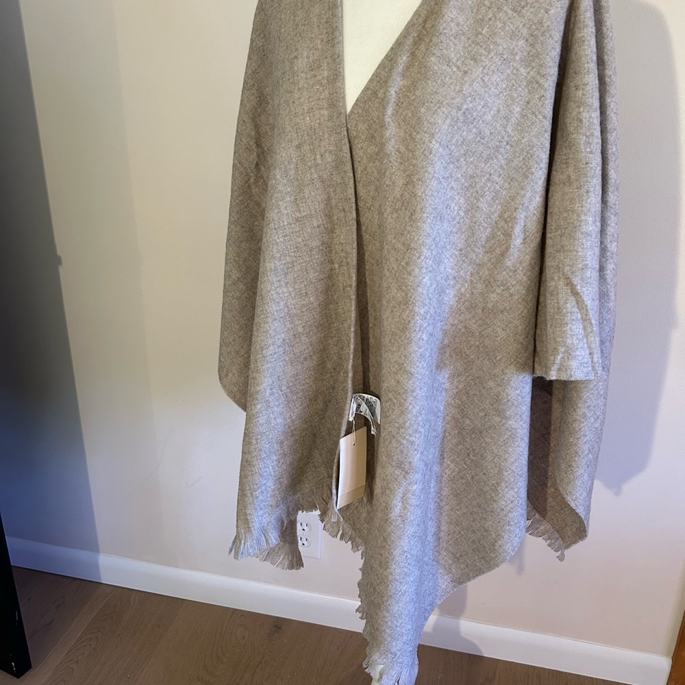 Muji Pale Brown Yak Wool Stole